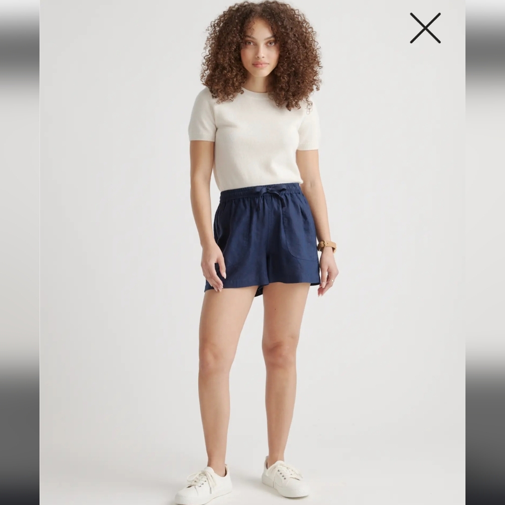 Quince European Linen Shorts